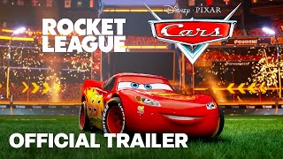 Rocket League  Lightning McQueen Cars DLC Trailer [upl. by Pulling716]