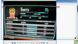 A tutorial on how to get unlimited skill points for my player mode in NBA 2k10 xbox 360 [upl. by Eizzil]