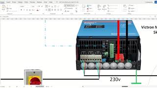 Victron Multiplus Wiring Options Part 1 [upl. by Leahicm]