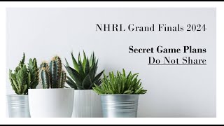 Mako  NHRL Grand Finals 2024  Secret Game Plans [upl. by Yatnahc]