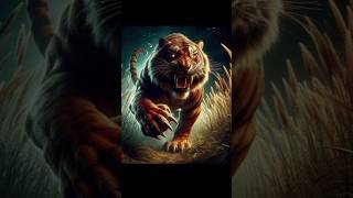 😮lion fighting tigertiger vs lionaicute cat animalsworld786youtubeshorttreadingshotangry [upl. by Noyes]