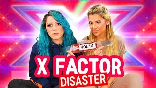 We Auditioned for X Factor story time  LIVE FOOTAGE  Niki and Gabi [upl. by Ecirtel656]