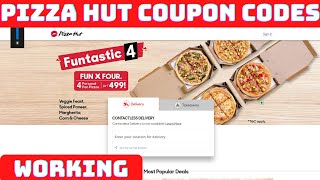 Coupon Code for Pizza Hut  Pizza Hut Coupons for Online Delivery  Free Pizza Hut Coupon Codes [upl. by Spurgeon640]