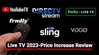 Live TV Streaming More Price Hikes in 2024⁉️ [upl. by Ettedo]