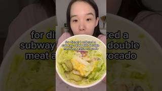 Part 11 of sharing my low carb meals lowcarb whatieatinaday lowcarbmeals whatiate subway [upl. by Afatsuom]