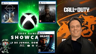 XBOX E CALL OF DUTY SHOWCASE VELÓRIO DO PLAYSTATION 5 [upl. by Alvarez886]