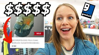 I Struck Gold IMMEDIATELY Thrift with Me at Goodwill to Sell eBay amp Poshmark  Reseller Vlog 40 [upl. by Ollayos]