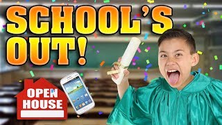 LAST DAY OF SCHOOL Open House Room Tour amp New Cell Phone Prank [upl. by Adiarf]