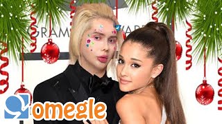 BTS Oli London ft Ariana Grande Last Christmas on Omegle [upl. by Adolph862]