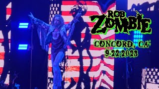 Rob Zombie  Concord Pavilion Concord CA 09222023 Full Show [upl. by Ysle]