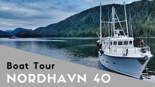 Nordhavn 40 Boat Tour  MV Cassidy Ep 14 [upl. by Magdala582]