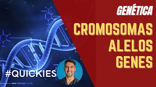 ¡CROMOSOMAS GENES Y ALELOS Genética [upl. by Anitselec]