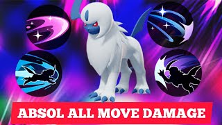 Absol All Move Damage 💪pokemonunite [upl. by Perl]