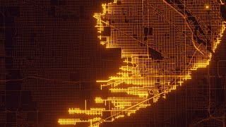 A AStar Pathfinding Algorithm Visualization on a Real Map [upl. by Tebor]