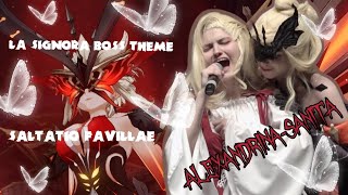 AlexandrinaSanita — La Signora Boss Theme — Saltatio Favillae Genshin Impact [upl. by Nelhsa]