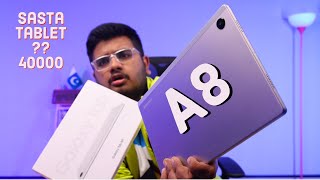 Samsung Tab A8 Unboxing  40000 Budget Tablet [upl. by Utir95]