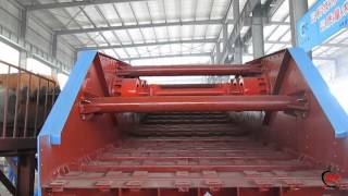 Commissioning of Equal thick elliptical vibrating screen [upl. by Ahsekram808]