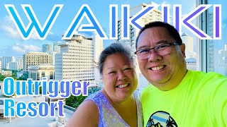 HAWAII Resort Tour  OUTRIGGER Waikiki Beach Resort [upl. by Repmek]