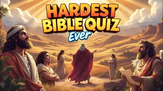 HARDEST Bible Quiz Ever 95 of Christians Fail This Test [upl. by Norvan]