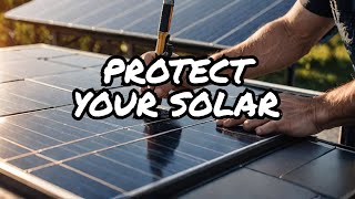 Protect Your Solar Panels with the RIGHT Coating 🌞 [upl. by Lebezej]