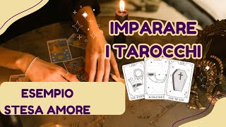 🔮Imparare i tarocchi esempio stesa amoreimparareitarocchi [upl. by Ailugram328]