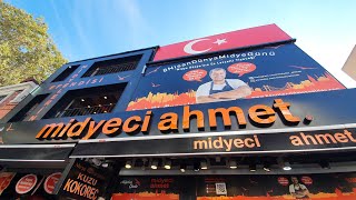 ميديا احمد بكشتاش Midyeci Ahmet تجربة مميزة قادمين من كاديكوي Street Food Istanbul [upl. by Anitra]