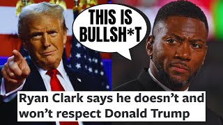 ESPNs Ryan Clark SLAMS Donald Trump Over Election After Getting BACKLASH From His Followers [upl. by Rednael]