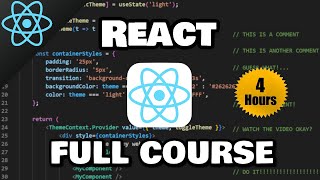 React Full Course for free ⚛️ 2024 [upl. by Krystle]