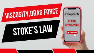 viscosity drag force stokes law  Math Physics Hub [upl. by Eetnuahs]