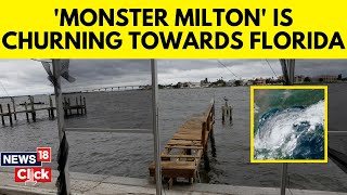 Milton News  Expanding Hurricane Milton Is Churning Toward Floridas Battered Gulf Coast  N18G [upl. by Darrill]