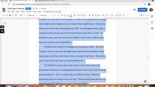 Research Paper  Double Spacing Margins Fonts and Word Count [upl. by Atsira]