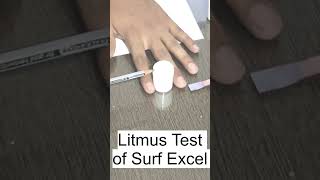 Litmus Test of Lime water and Surf  Science Experiment [upl. by Ulda260]