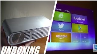 Unboxing Hardoutline HD Mini Smart Pico Android Projector [upl. by Jamin245]