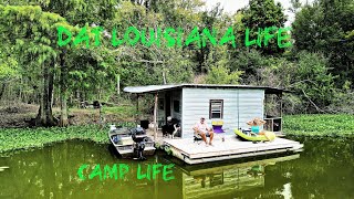 Camp Life  Houseboat Getaway Fishing Exploring and Cooking [upl. by Sinegold914]