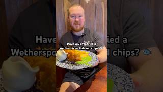 Have you tried a WETHERSPOONS fish and chips 🐟🍟 fishandchips wetherspoons food review [upl. by Ahsataj297]