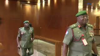 VIDEO Pres Tinubu promotes acting COAS Oluyede Lieutenant General [upl. by Neely]