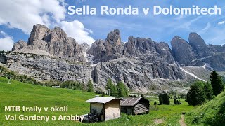 MTB  Sella Ronda v Dolomitech [upl. by Hayikat]