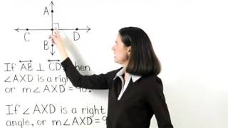 Definition of Perpendicular Lines  MathHelpcom [upl. by Aicener]