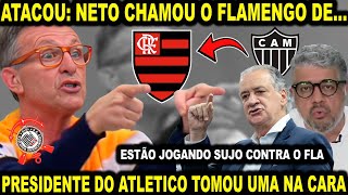 NETO CHAMOU O FLAMENGO DE PRESIDENTE DO GALO TOMOU UMA NA CARA DO PRESIDENTE DO FLAMENGO E MAIS [upl. by Llerdna]