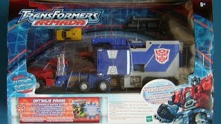 Transformers Armada Leader Class Optimus Prime Review [upl. by Cr]