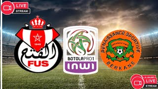 🔴LIVEFUS RABAT VS RSB BERKANE [upl. by Jaimie]