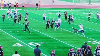 Aavoree Colding 8th grade football highlights 6’0 WRS [upl. by Anesusa]