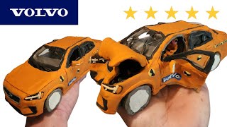 CRASH TEST VOLVO S60 2020 PLASTICINE [upl. by Rosette]