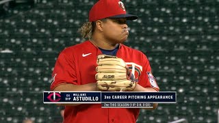 HES BACK Willians Astudillo gets another pitching appearance The Return of La Tortuga [upl. by Genna124]