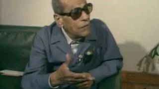 Rare interview with Naguib Mahfouz مقابلة نادرة مع نجيب محفوظ [upl. by Ydassac590]