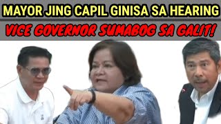 VICE GOVERNOR PINEDA SUMABOG SA GALITPORAC MAYOR CAPIL GINISA SA HEARING [upl. by Ybab]