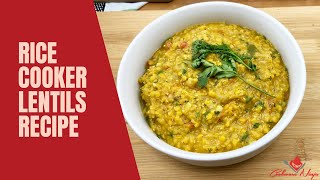 How to Cook Lentils in Rice Cooker  Rice Cooker Lentils Recipe [upl. by Phillipe]