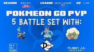 Pokémon GO PvP  Great League 5 Rounds Marowak Alolan  Feraligatr  Whimsicott [upl. by Ilegna618]