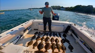 Fluke Fishing At The Nantucket Shoals Easy Limit [upl. by Eneryt228]