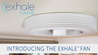 Exhale Fans Launches Its Bladeless Ceiling Fan On Indiegogo [upl. by Inobe297]